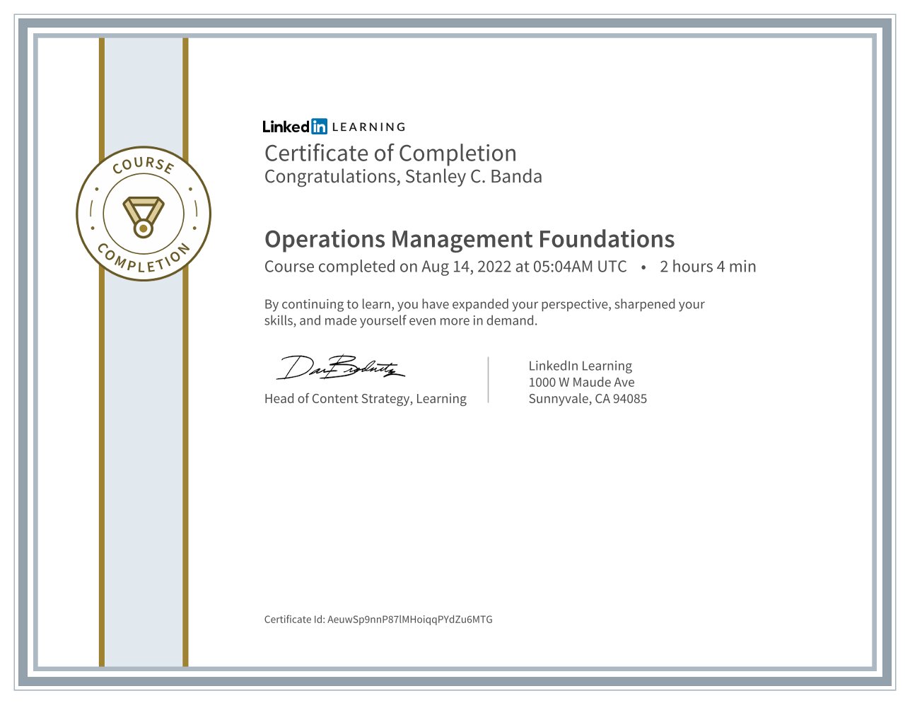 Operations Management Foundations