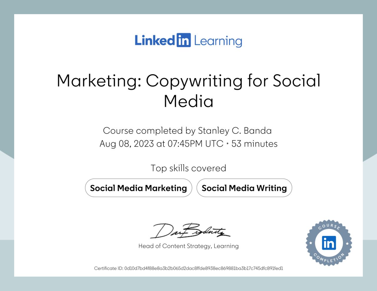 Copywriting for Social Media